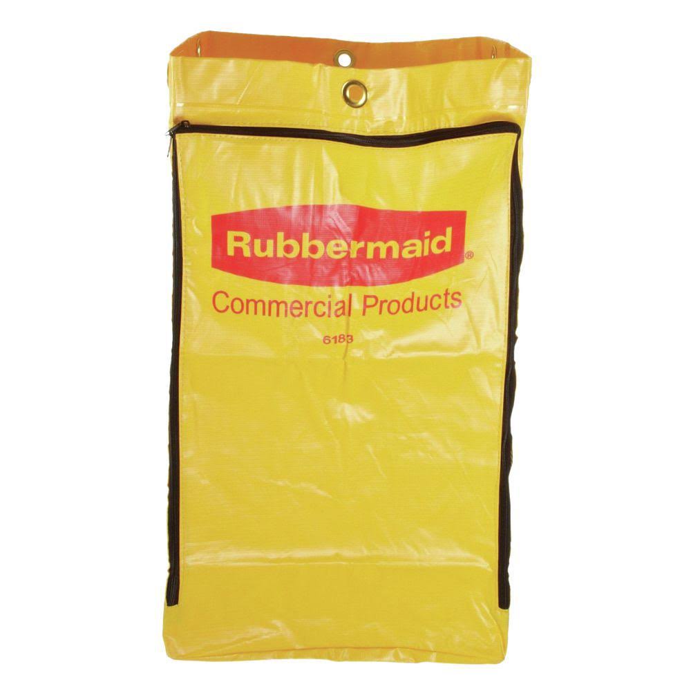 Cleaning Tools Cart Waste Bag 24.3 gal Vinyl Yellow O3890