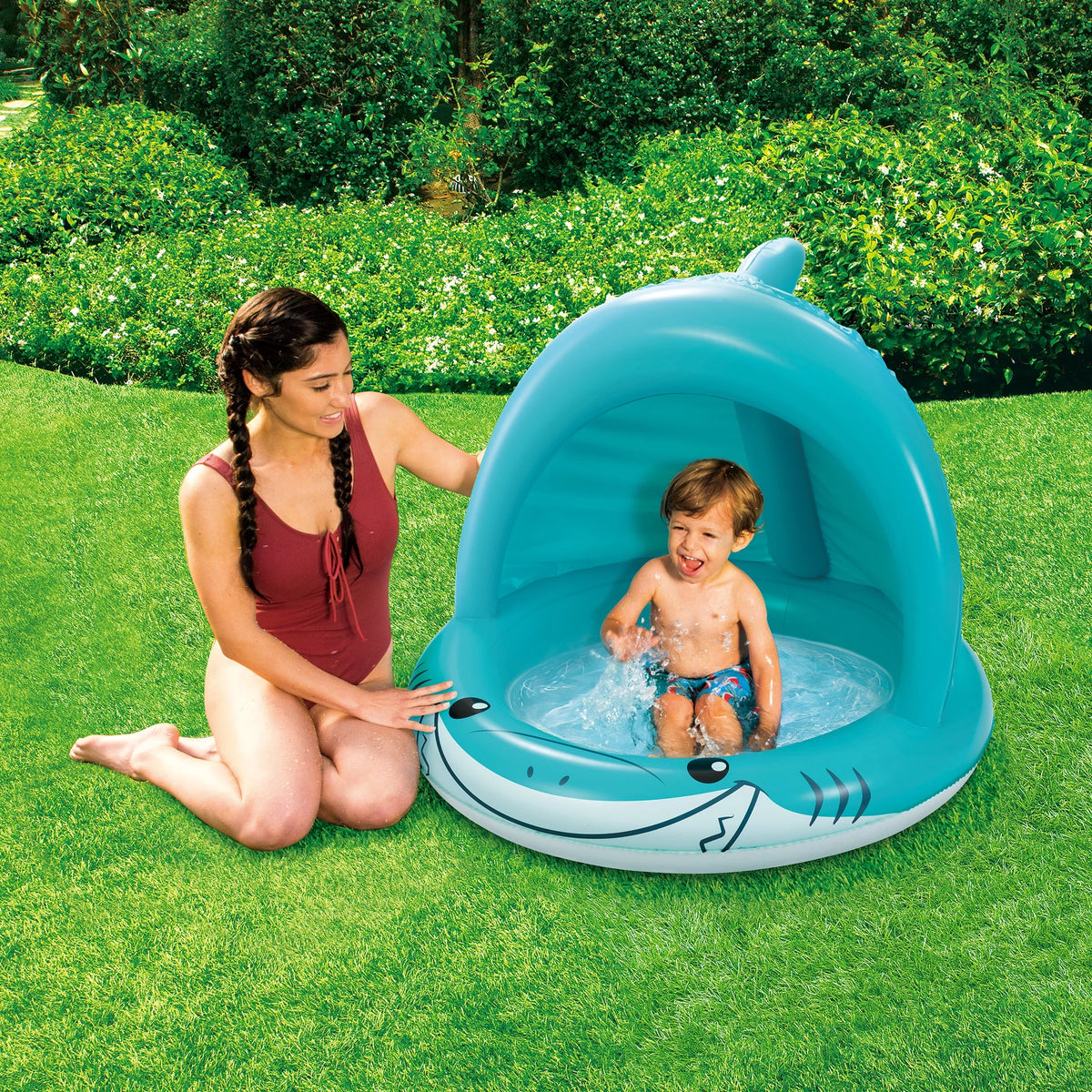 Blue Inflatable Baby Splash Pool O424