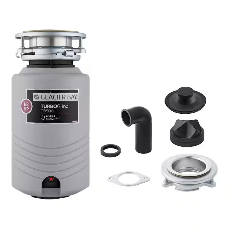 1/2 hp. Continuous Feed Garbage Disposal with Power Cord O101753