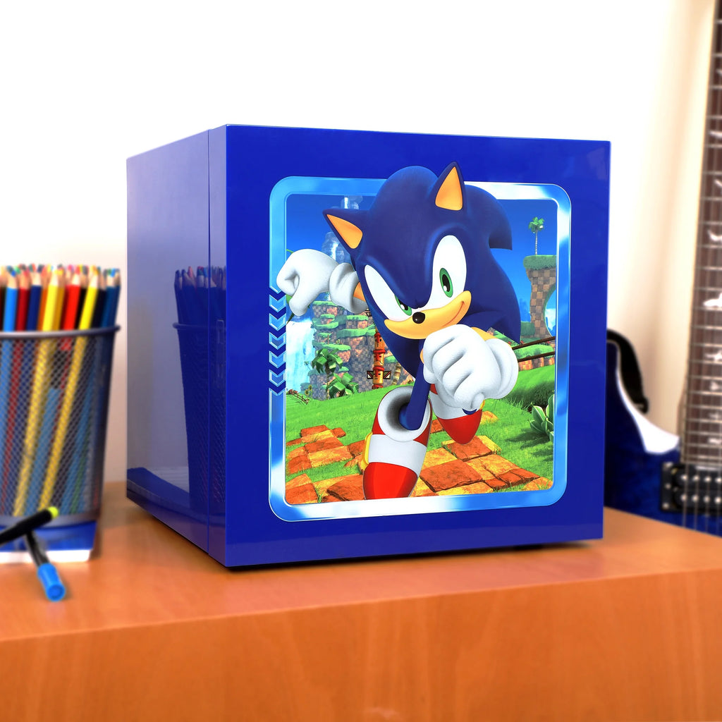 Blue Mini Fridge 6.7L Single Door 9 Can W808