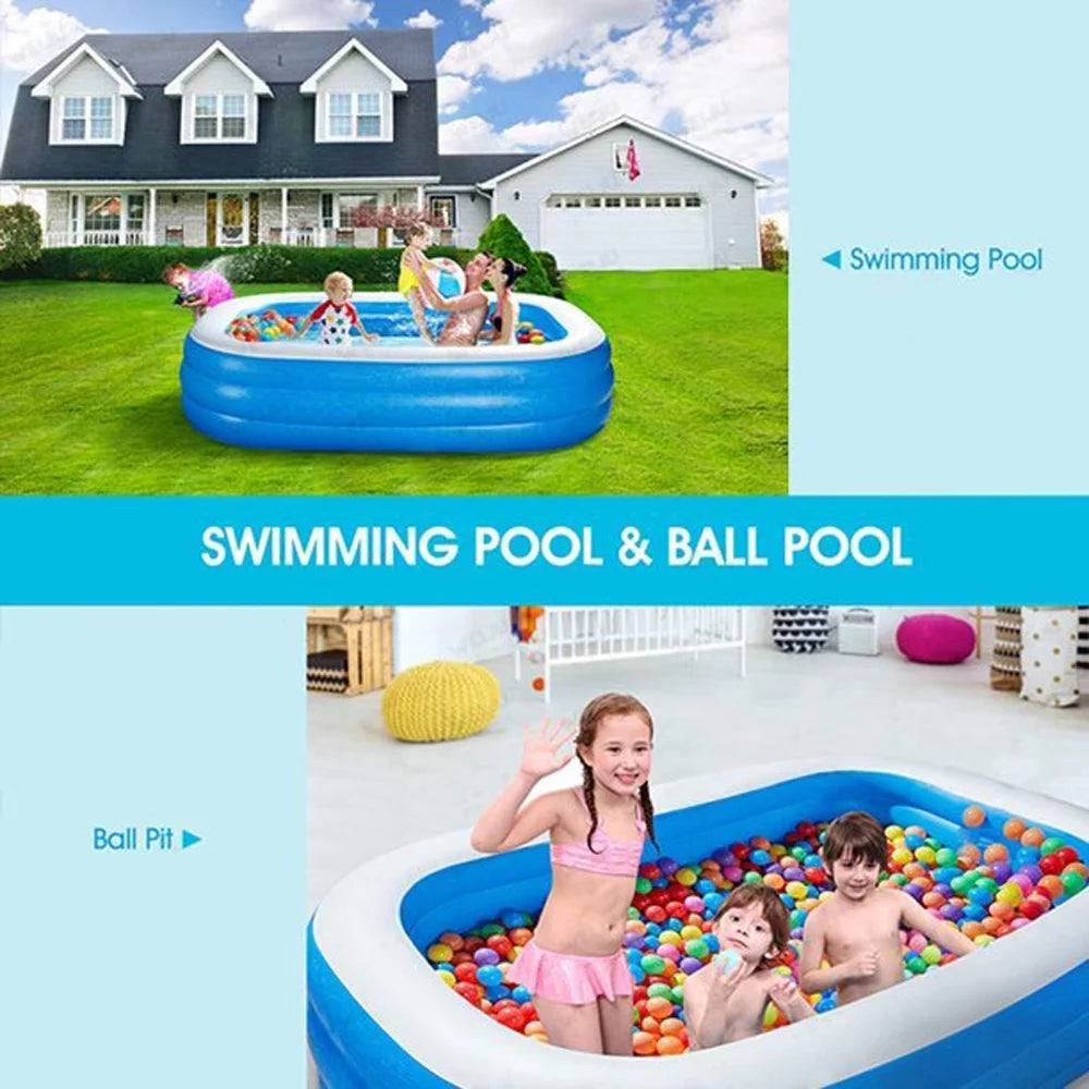 92 x 56 x 20 Rectangular Inflatable Swimming Pools H67876