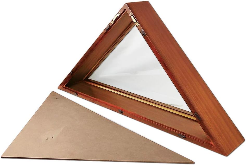 3'x5' Flag Display Case Box Solid Wood N5800