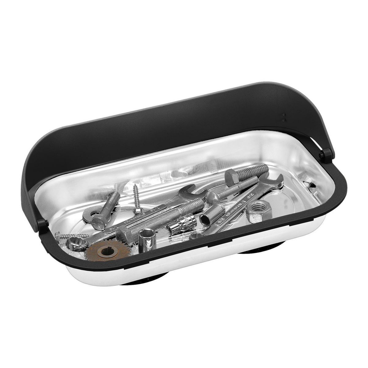 9-1/2 in. Magnetic Parts Tray with Hood G526322