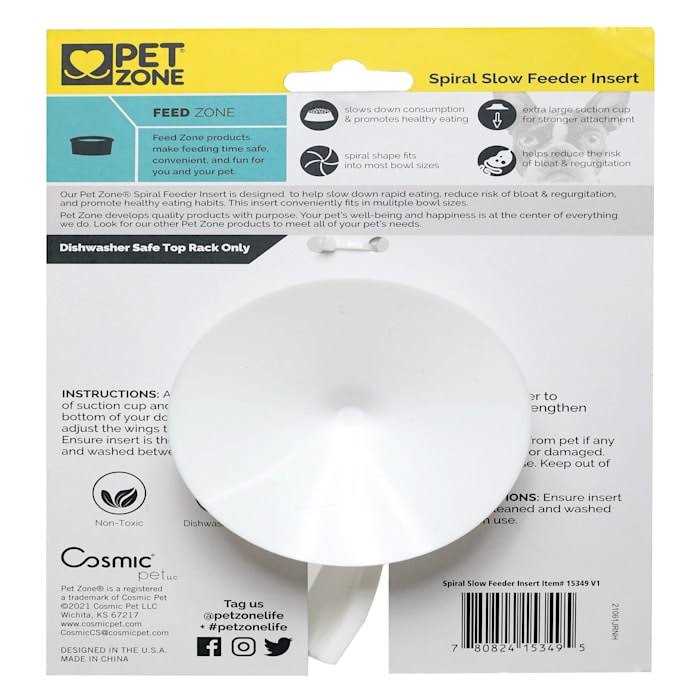 White Dog Slow Feeder K6734