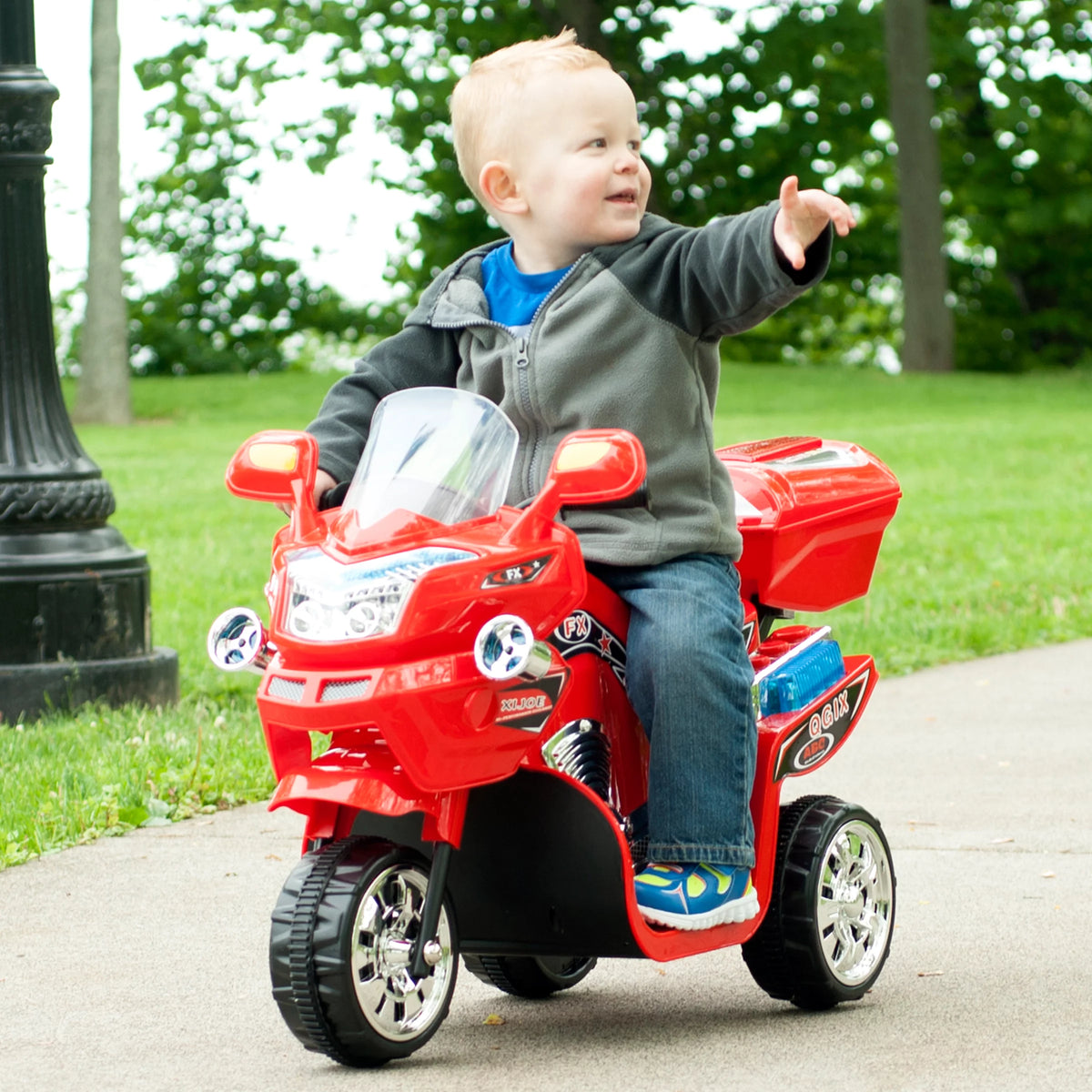 3 Wheel Battery Powered Ride on Motorcycle Trike K21750