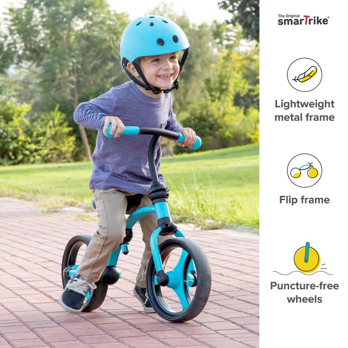 Adjustable 2 in 1 Kids Balance Bike, Blue U517