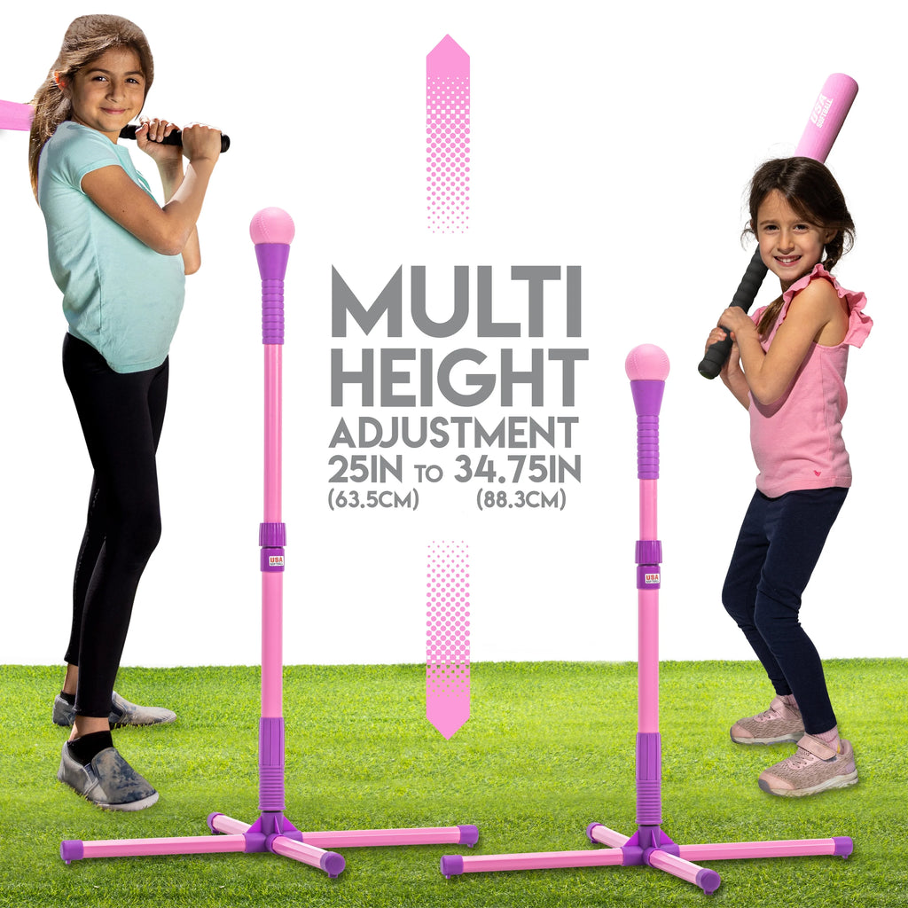 Kids Baseball Softball Batting Tee Set F623873