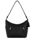 Black Leather Hobo Bag R9497