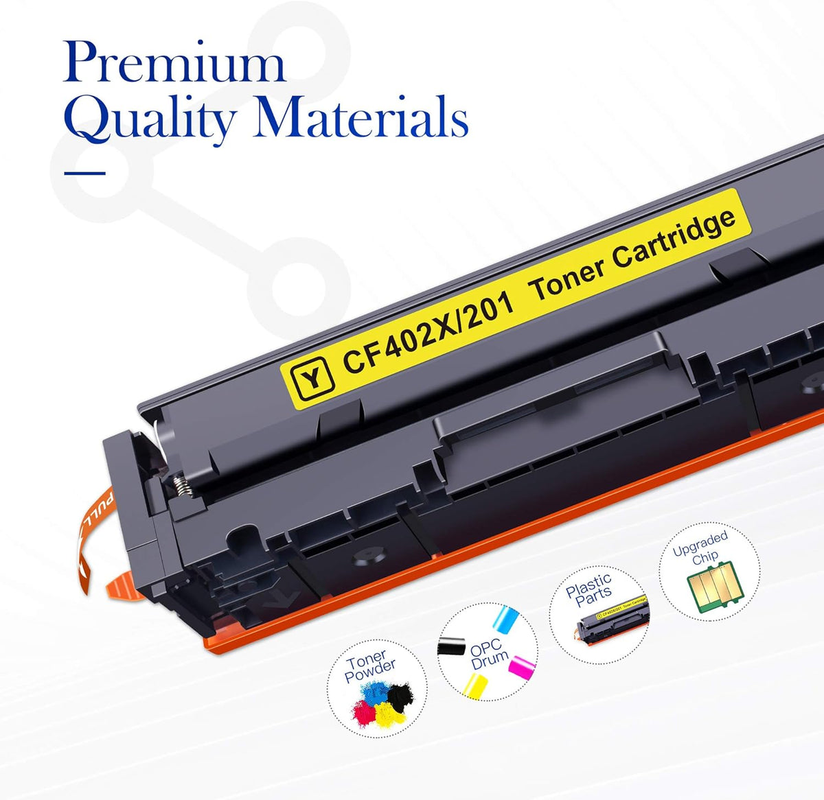 Compatible Toner Cartridge Replacement 3-Pack Cyan Magenta Yellow G73003