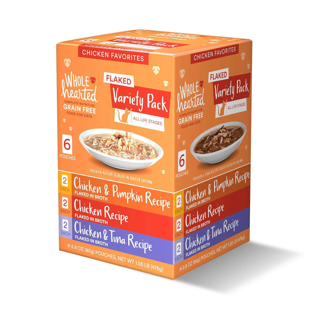 Grain Free Chicken Flaked Wet Cat Food Variety Pack J47152
