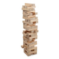 56 Pieces Pine Wood Tumbling Timber Blocks Floor Game with Carry Bag G241