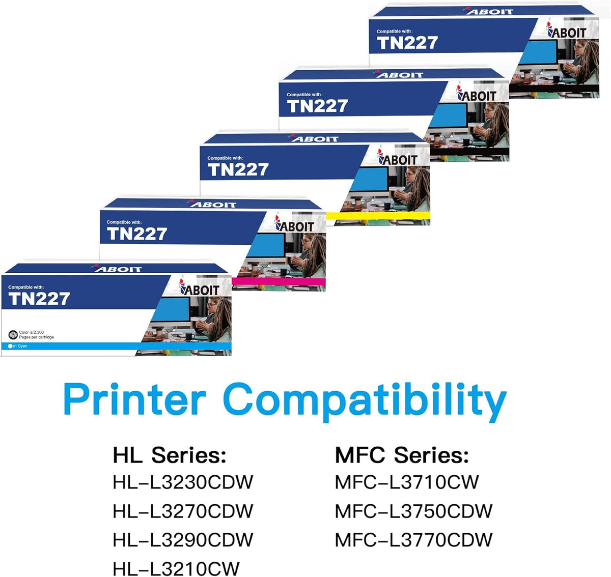 Compatible Toner Cartridge Replacement 5 Pack M39823