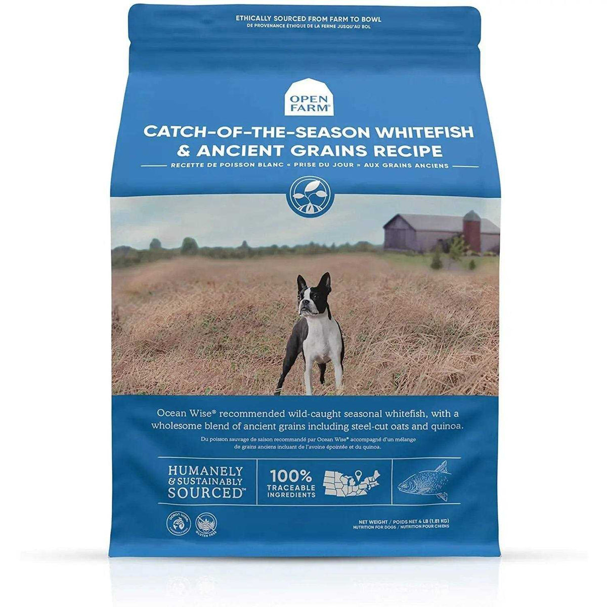 Whitefish & Ancient Grains Dry Dog Food A6856