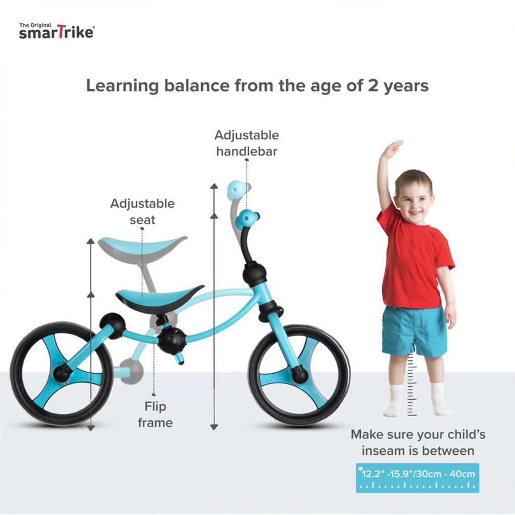 Adjustable 2 in 1 Kids Balance Bike, Blue U517