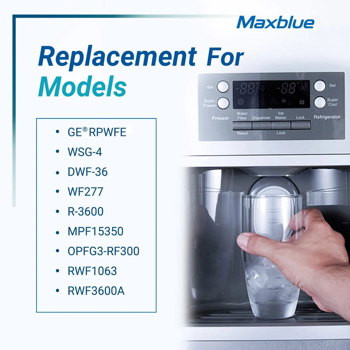 Refrigerator Water Filter with CHIP 1 pack F870