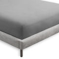2-Pack Microfiber Deep Pocket Fitted Bottom Sheets California King Light Grey Z258