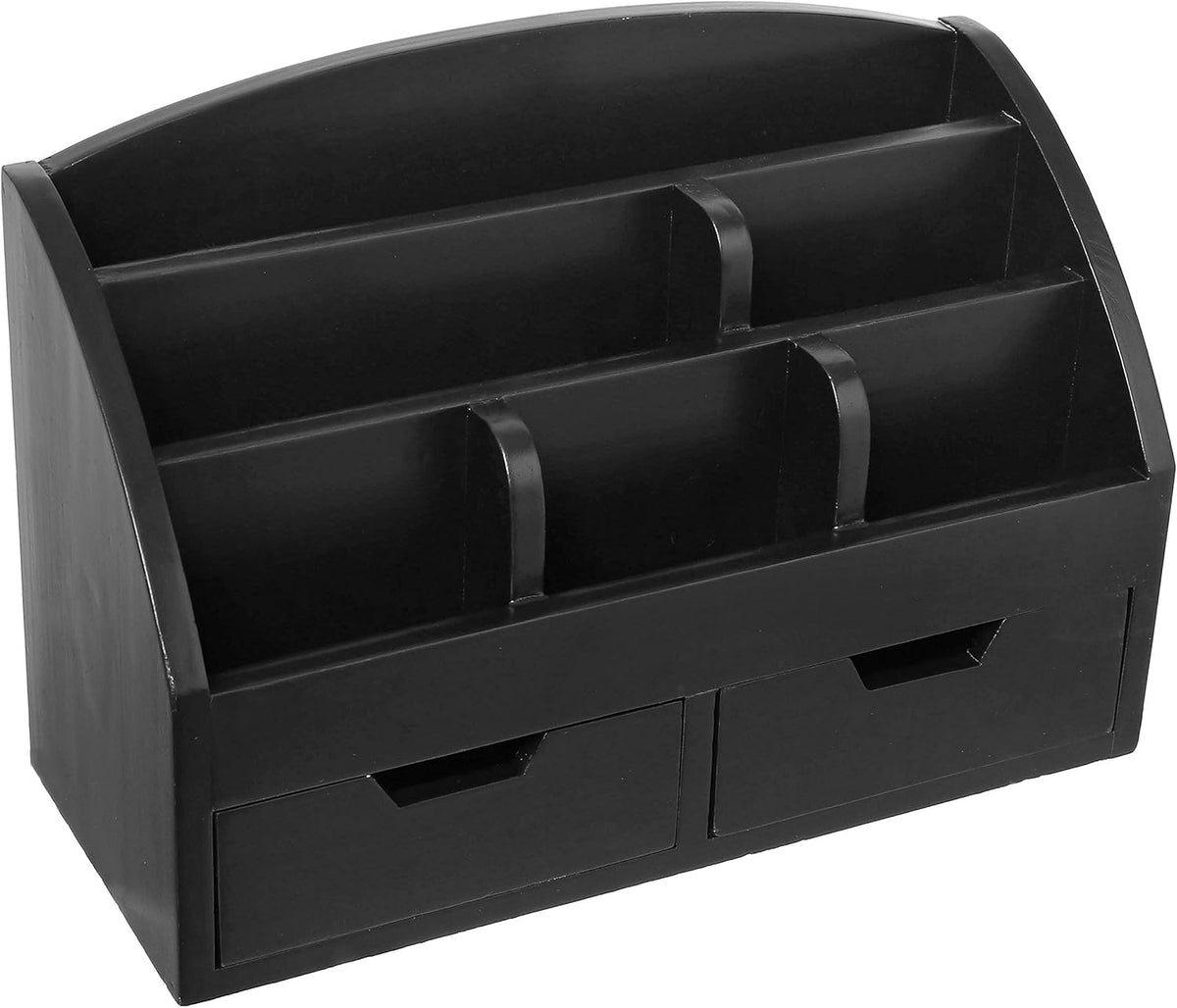 Whitewashed Wood Desktop Organizer with 6 Compartments N282159