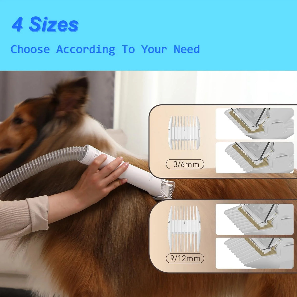 5 in 1 Pet Grooming Vacuum Kit O98803