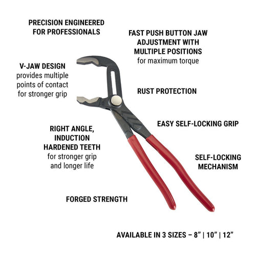 10 in. Water Pump Pliers O381455