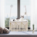 Macrame Cat Window Perch Hammock R363041