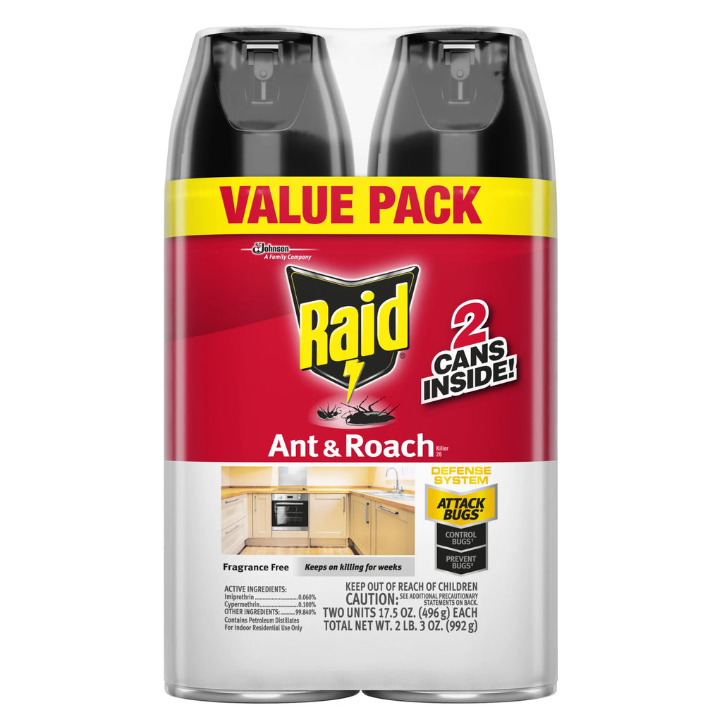 Fragrance-Free Ant & Roach Killer 17.5 fl oz 2 ct V630403