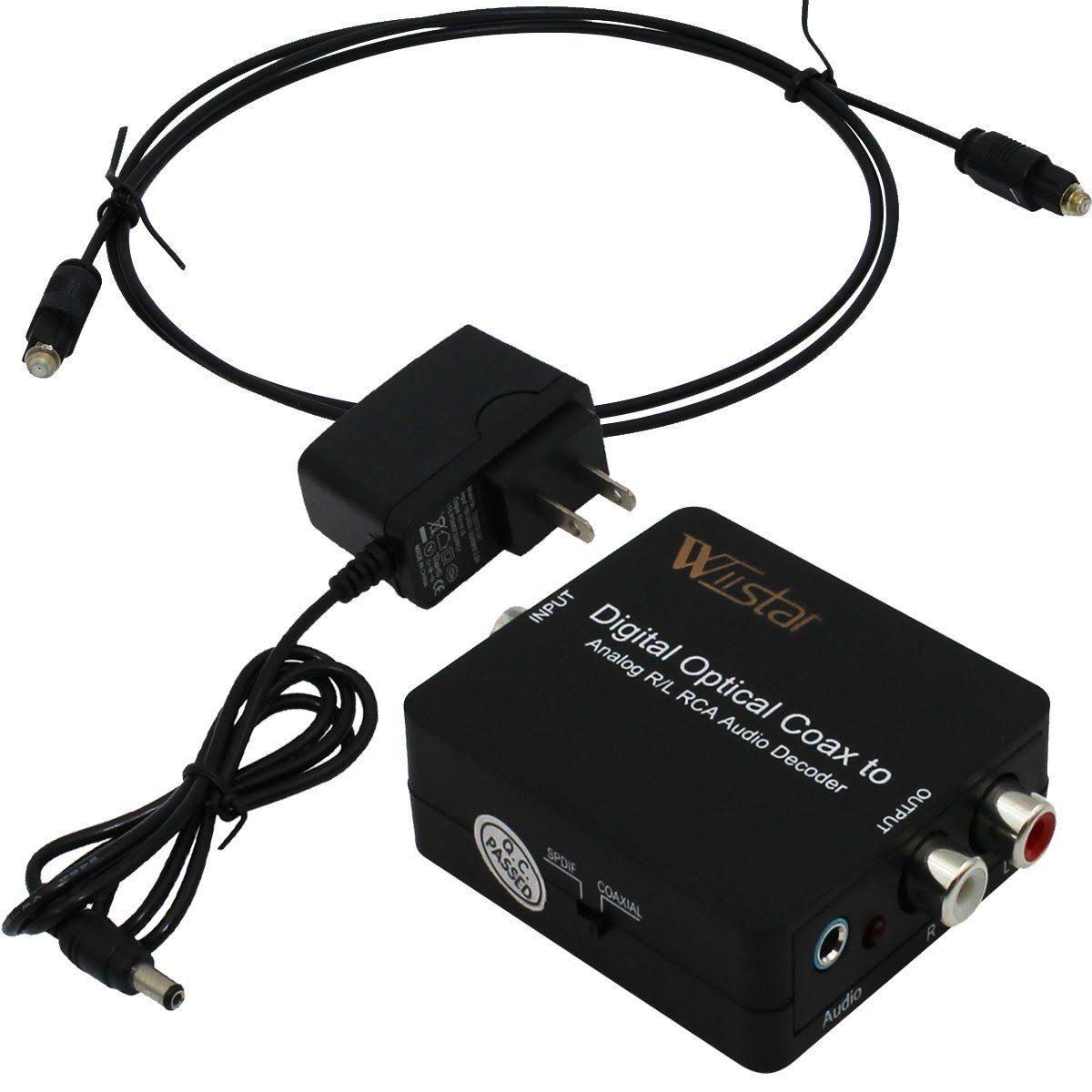 Fiber Optical Digital to Analog Audio Decoder Y291586