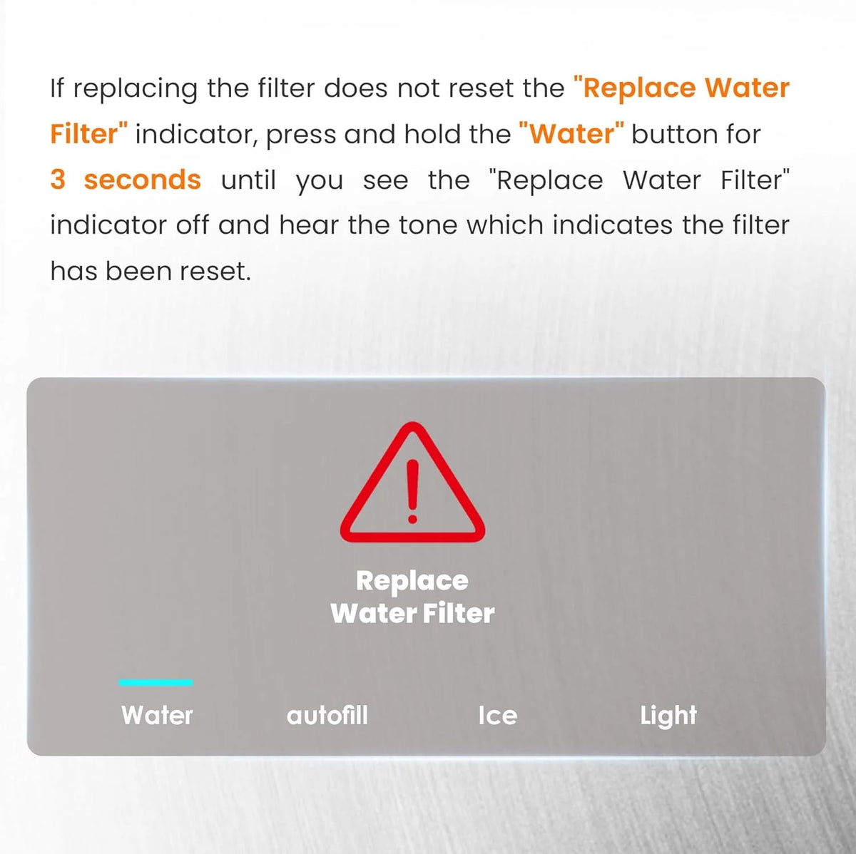 Refrigerator Water Filter with CHIP 1 pack F870