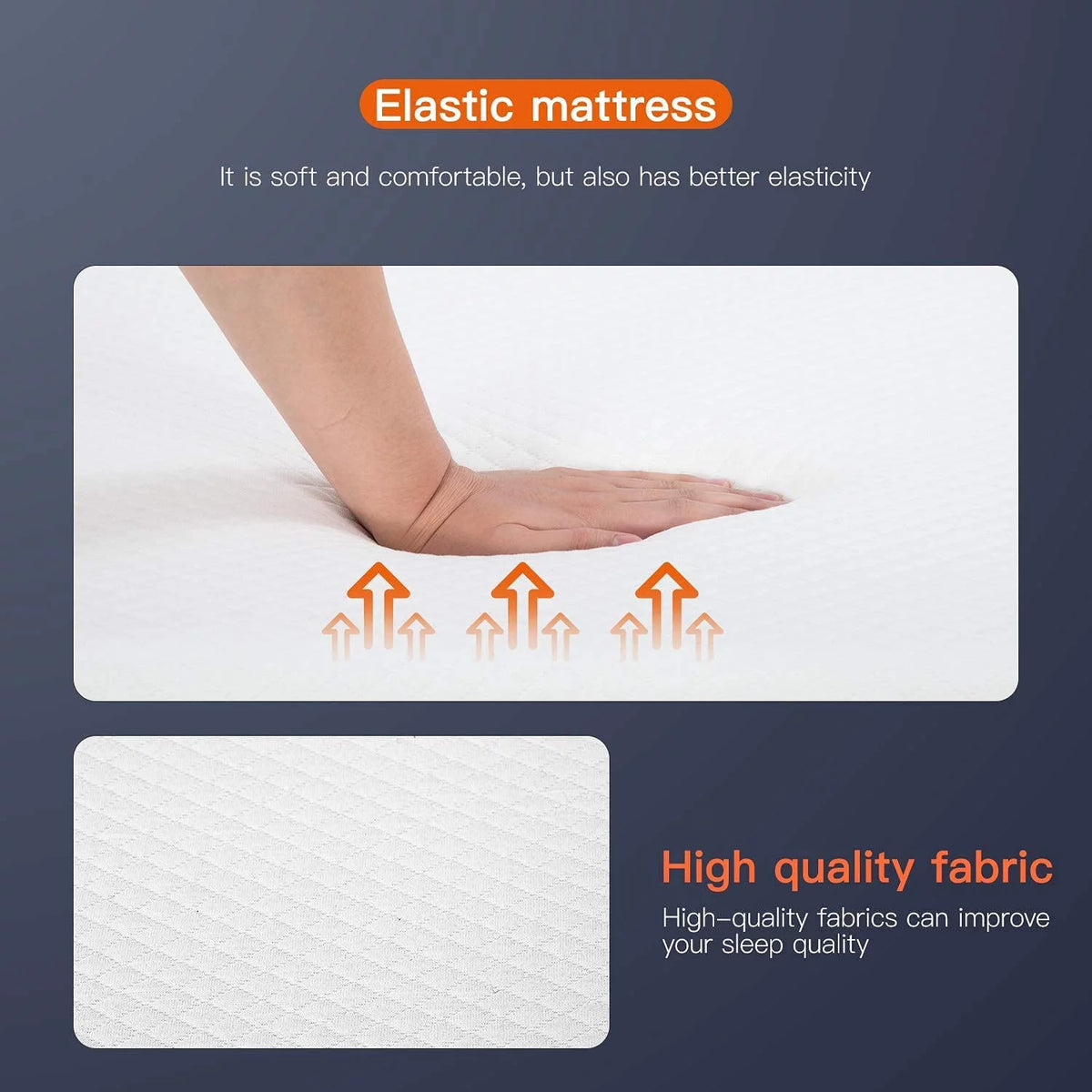 8 inch Twin Size Memory Foam Gel Mattress X8966
