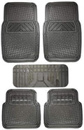 Black 5 Piece Rubber Floor Mats G775