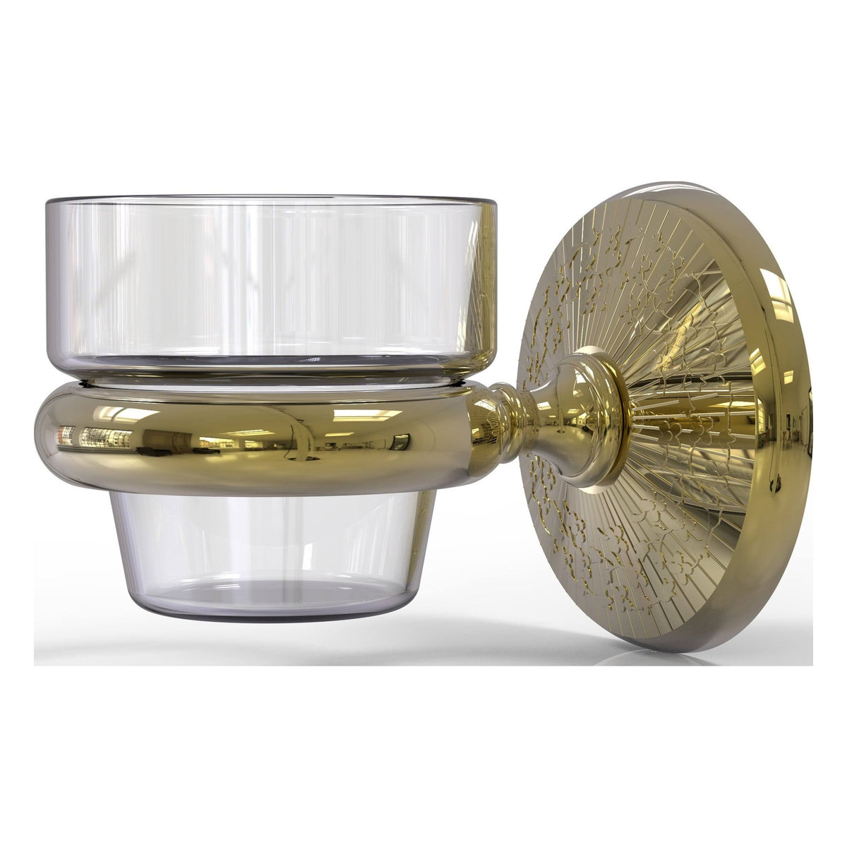 Wall Mounted Votive Candle Holder Unlacquered Brass W33083