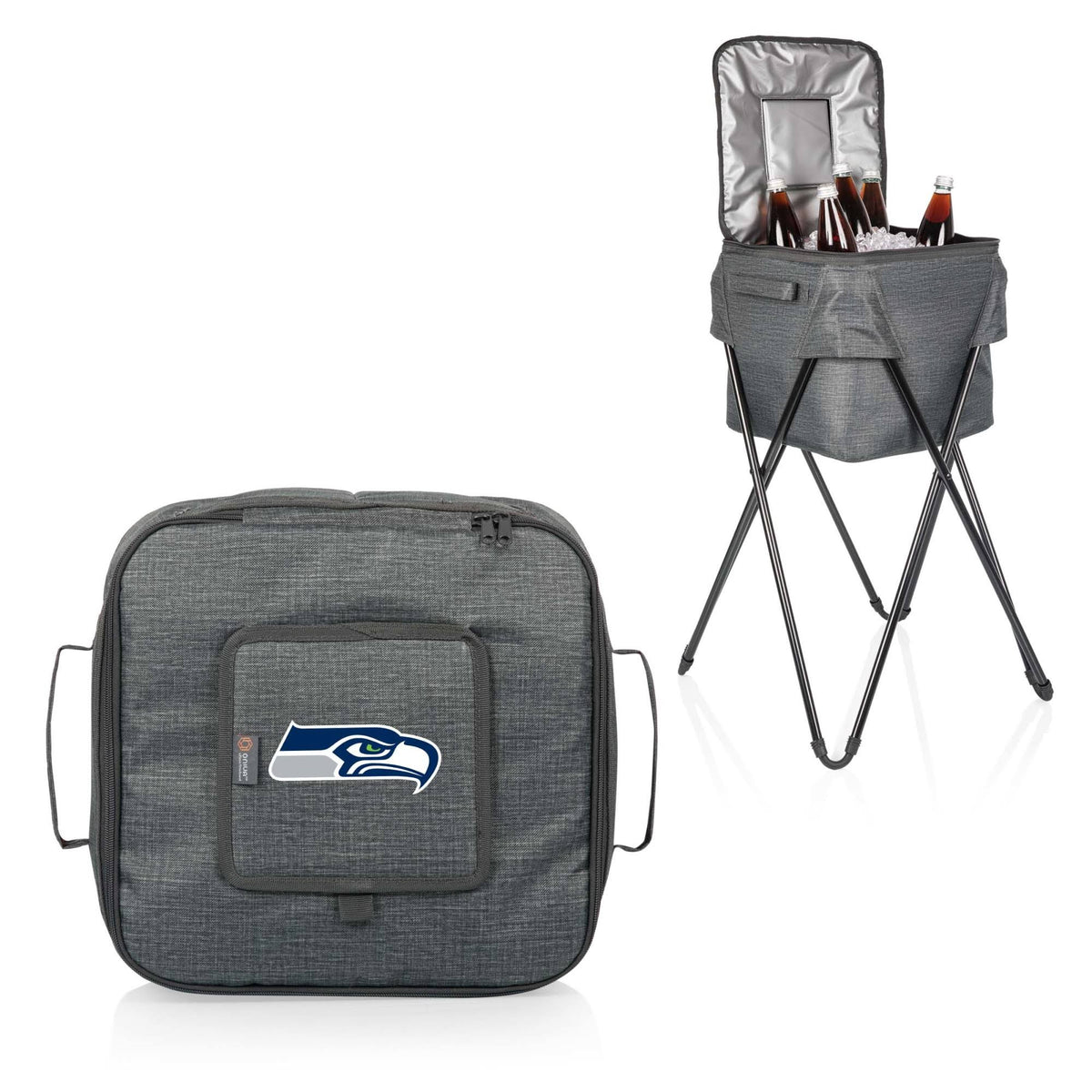 Gray Cooler with Stand D7983