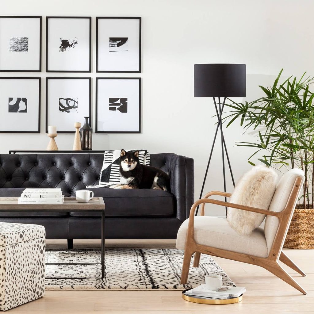 Black Tripod Floor Lamp K994974