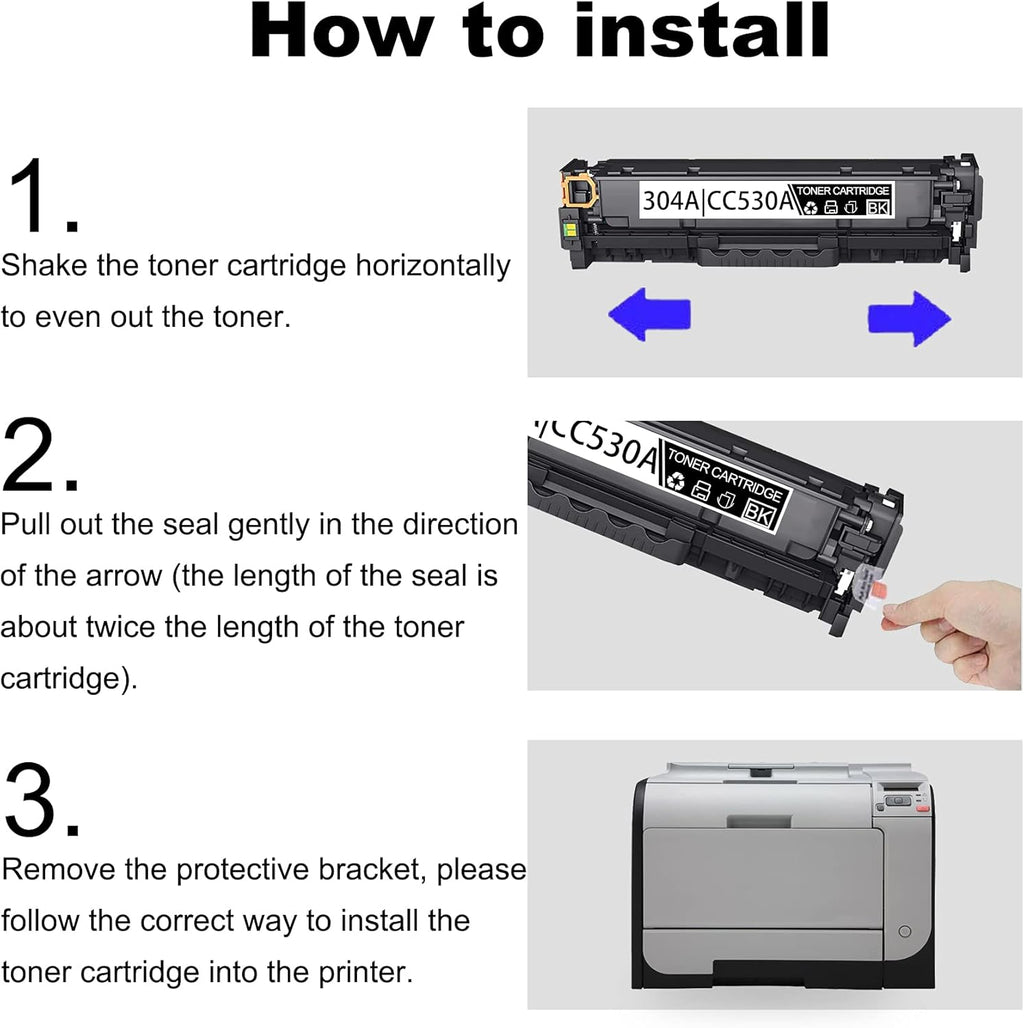 Black Compatible 304A Toner Cartridge G4260