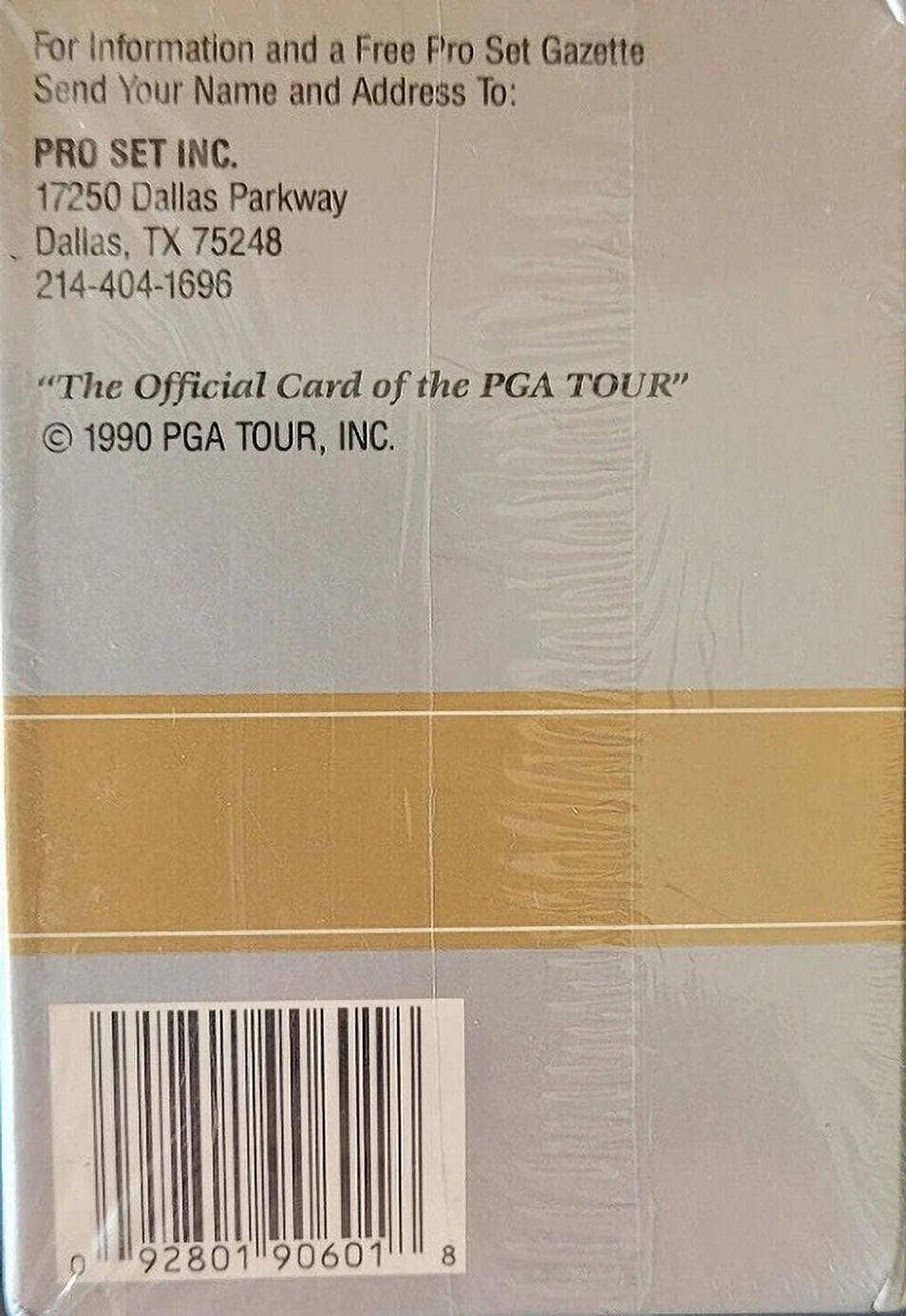 Golf Trading Cards Box (100 Cards) D260