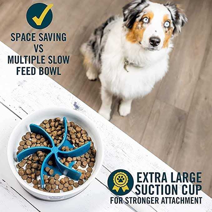 White Dog Slow Feeder K6734