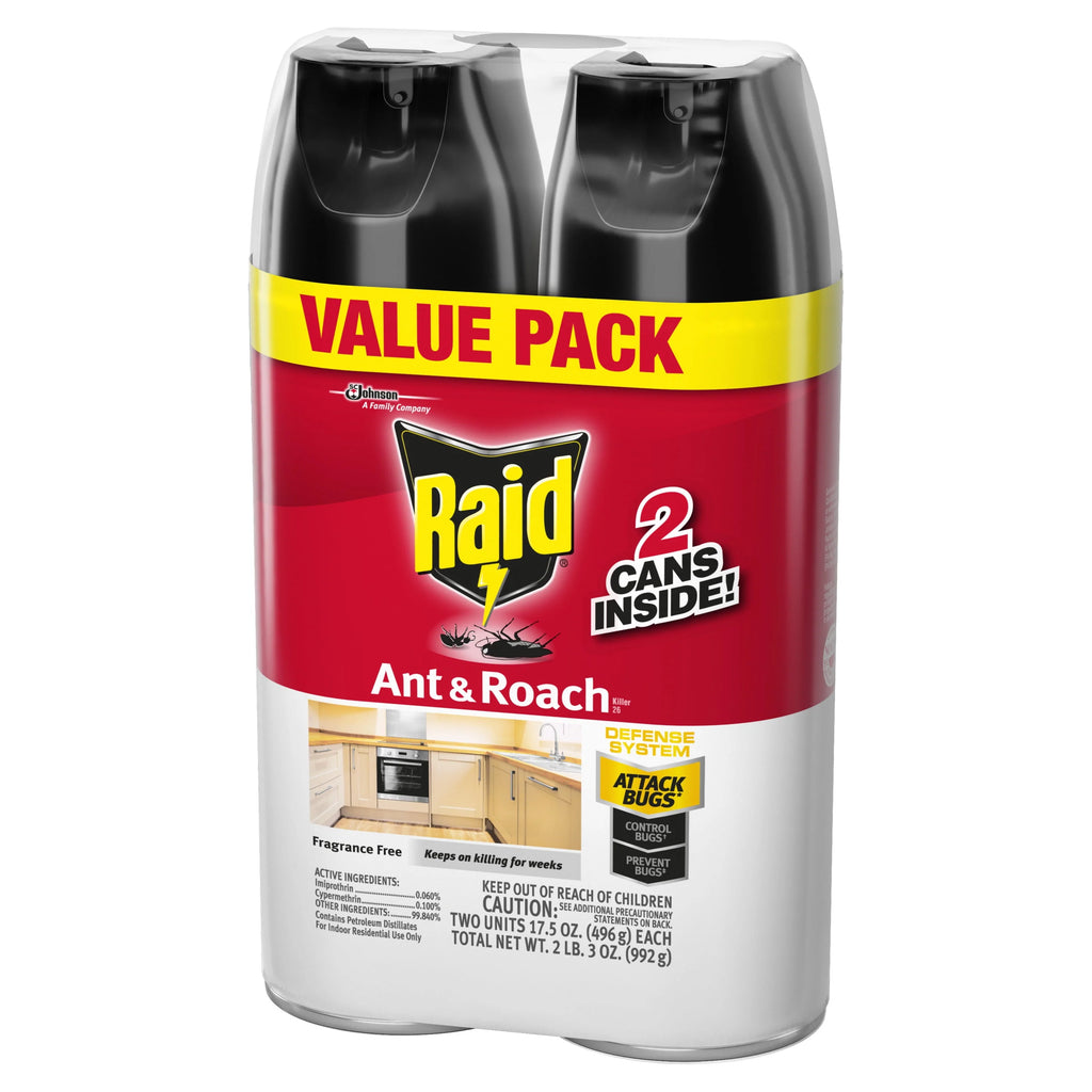 Fragrance-Free Ant & Roach Killer 17.5 fl oz 2 ct V630403