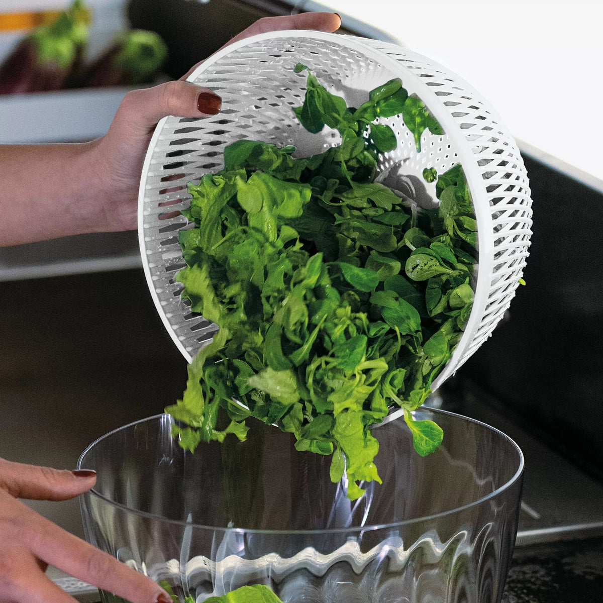 Salad Spinner With Lid E481076