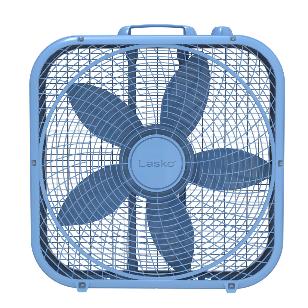 20 3-Speed Box Fan Blue U144447