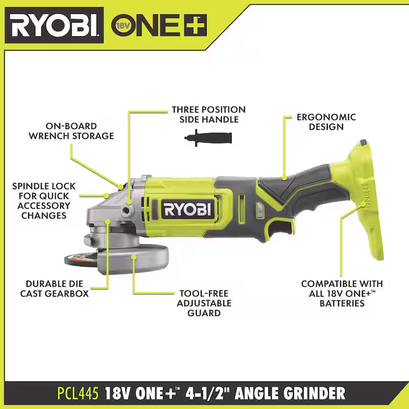 18V Cordless 4-1/2 in. Angle Grinder M1791