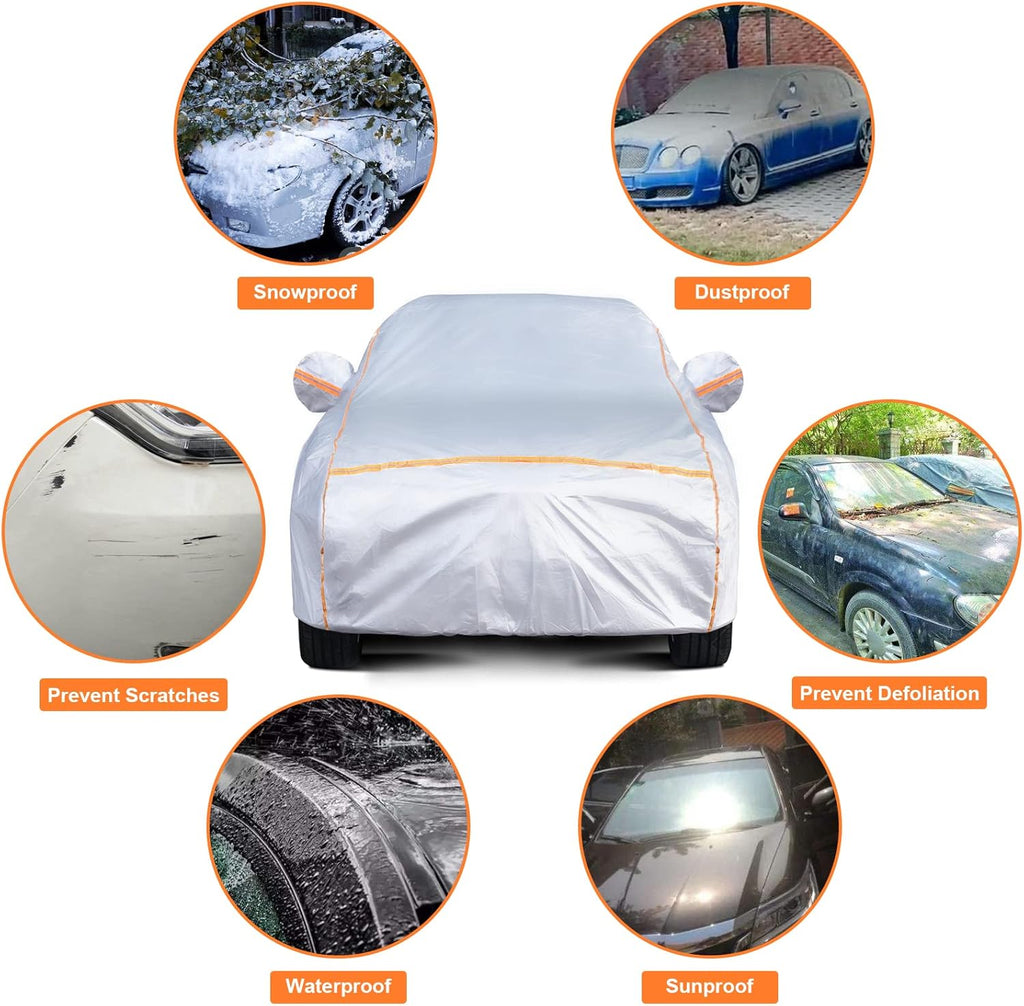 6 Layers Dupont Oxford Waterproof Car Cover F67142