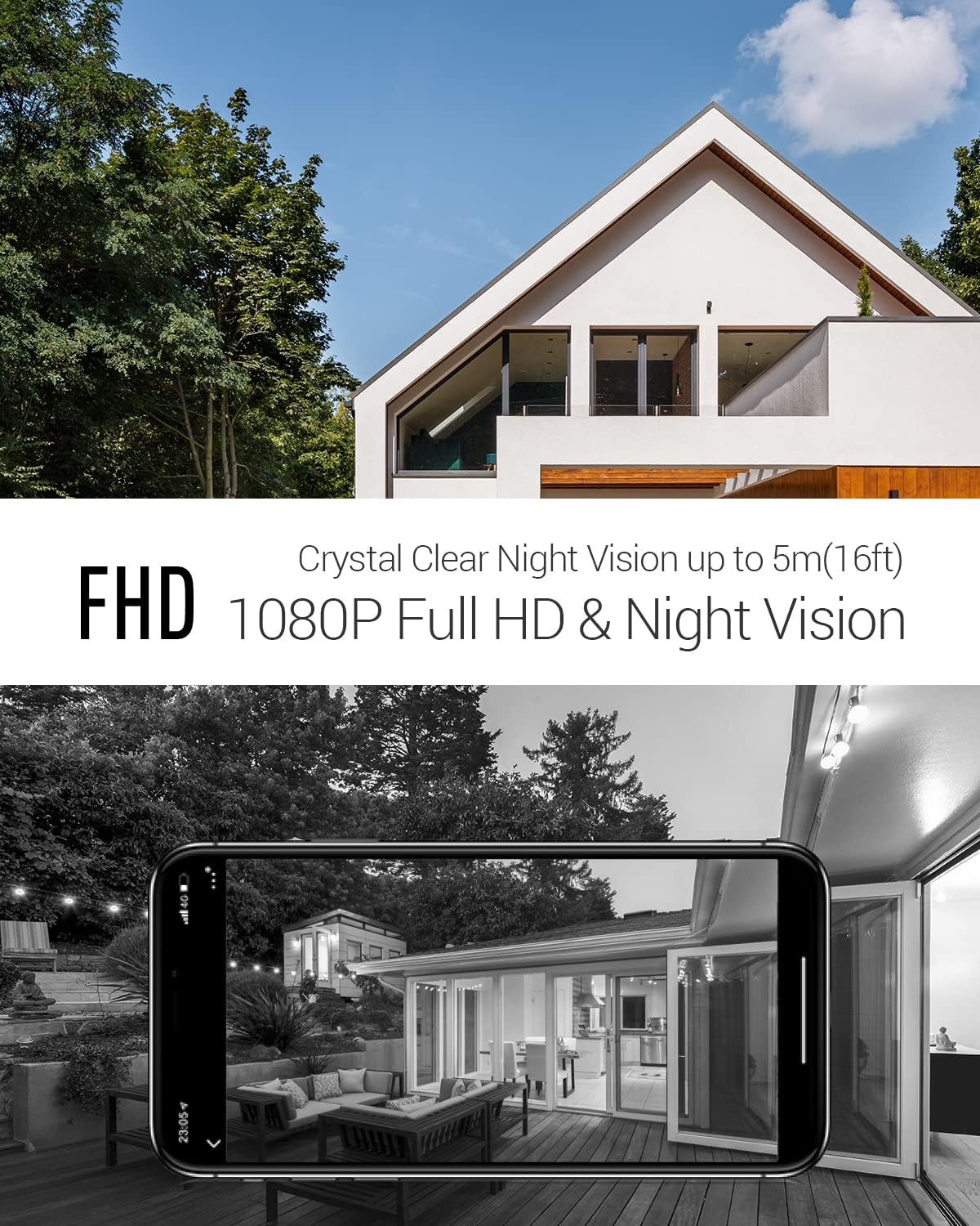 1080P Wired Video Doorbell Camera with AI-Human Detection I614468