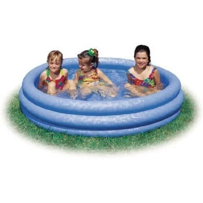 Crystal Blue Kids Outdoor Inflatable Swimming Pool I893941
