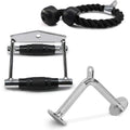 Double D Handle Tricep Rope V-shaped Bar Cable Attachment Combo D226433