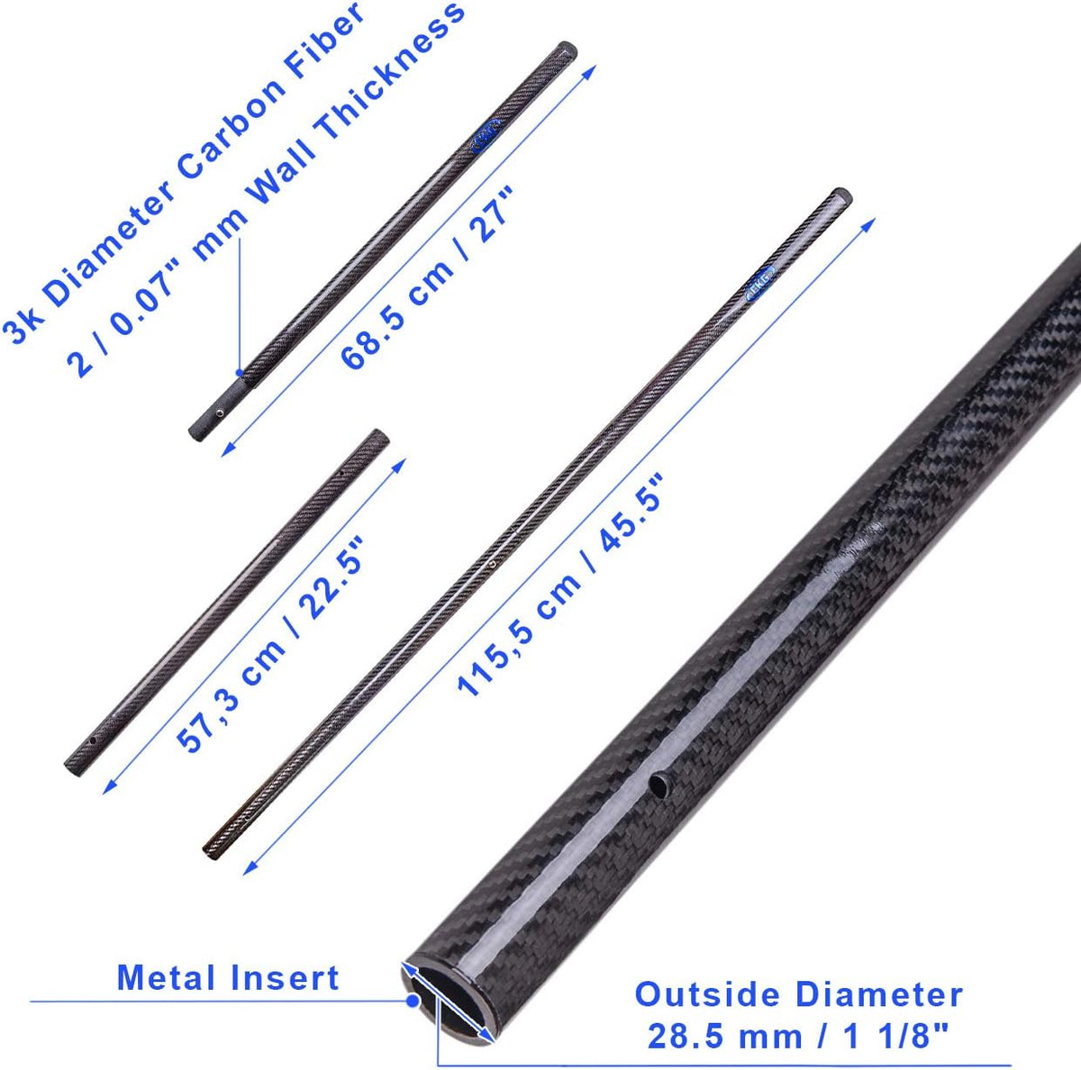 Carbon Fiber Travel Sand Scoop Shovel Handle X514395