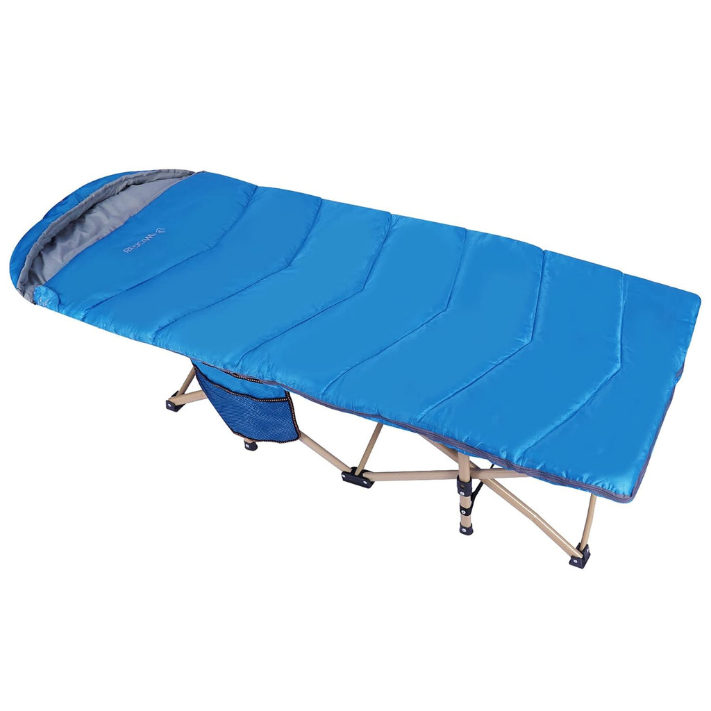 Kids Portable Folding Cot Bed, Blue 53x26 J5568