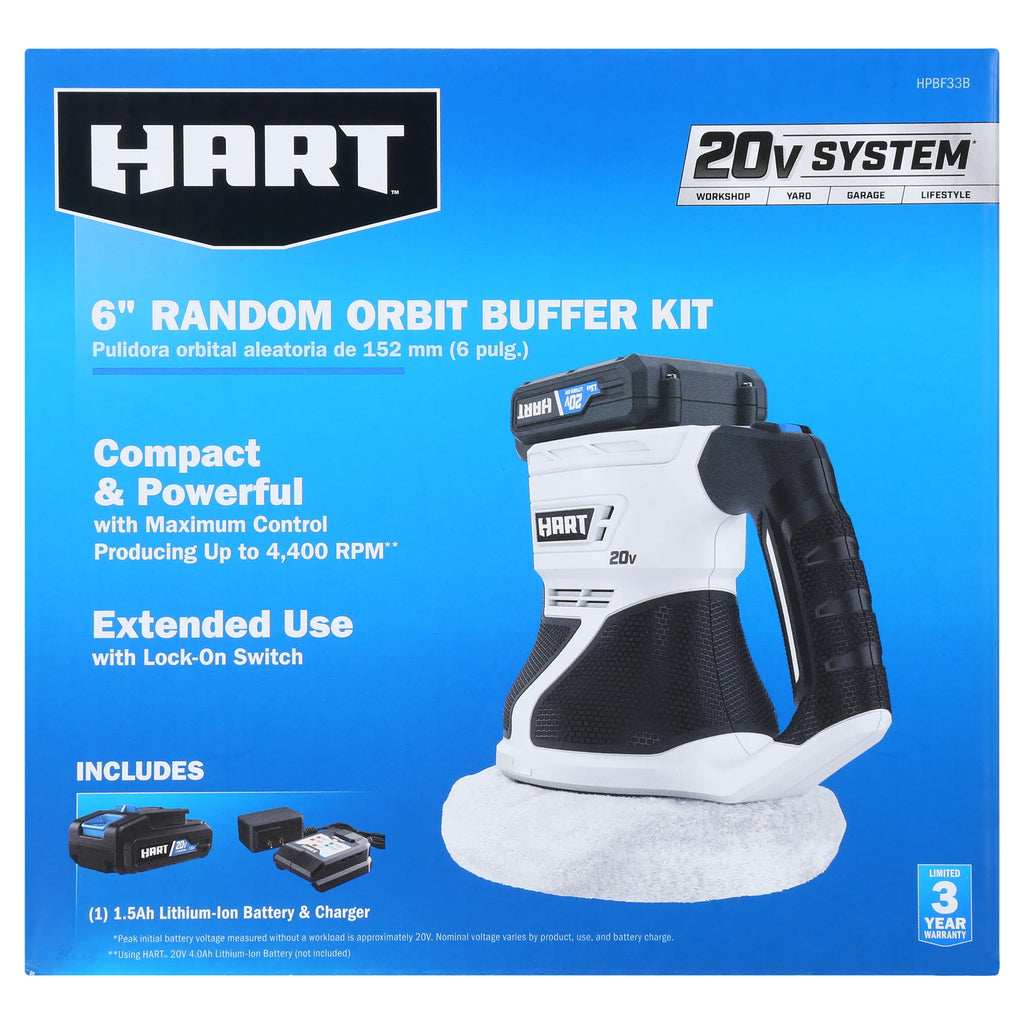 Cordless 6-inch Buffer Kit with 1.5Ah Lithium-Ion Battery Q159404