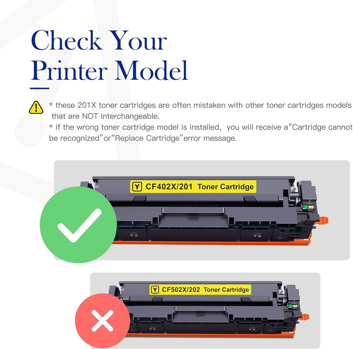 Compatible Toner Cartridge Replacement 3-Pack Cyan Magenta Yellow G73003