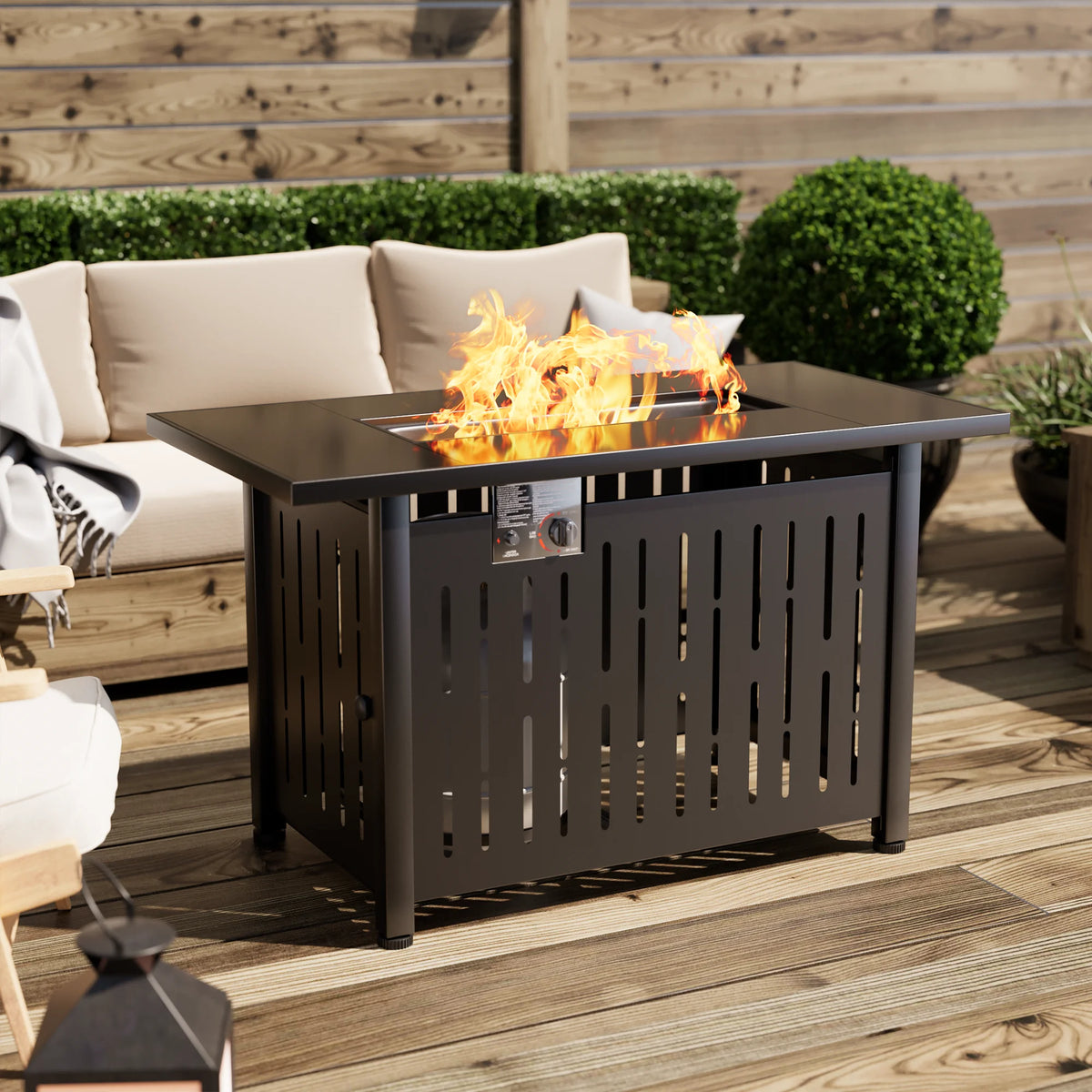 43 inch 50000 BTU Propane Gas Fire Table H847859