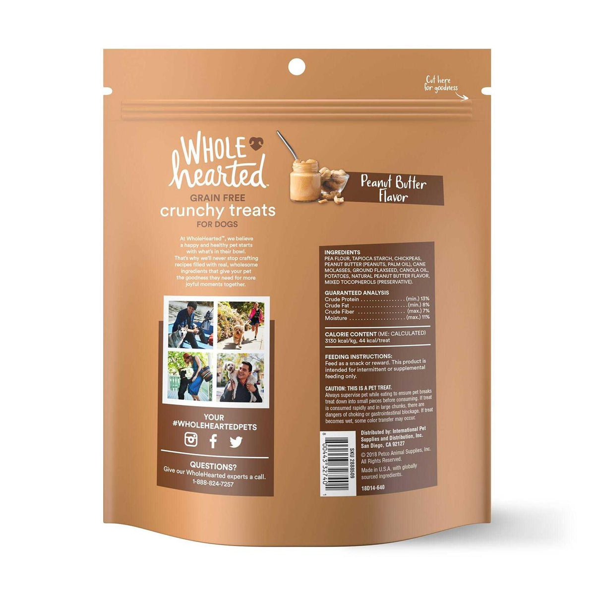 Grain Free Peanut Butter Dog Treats T1720