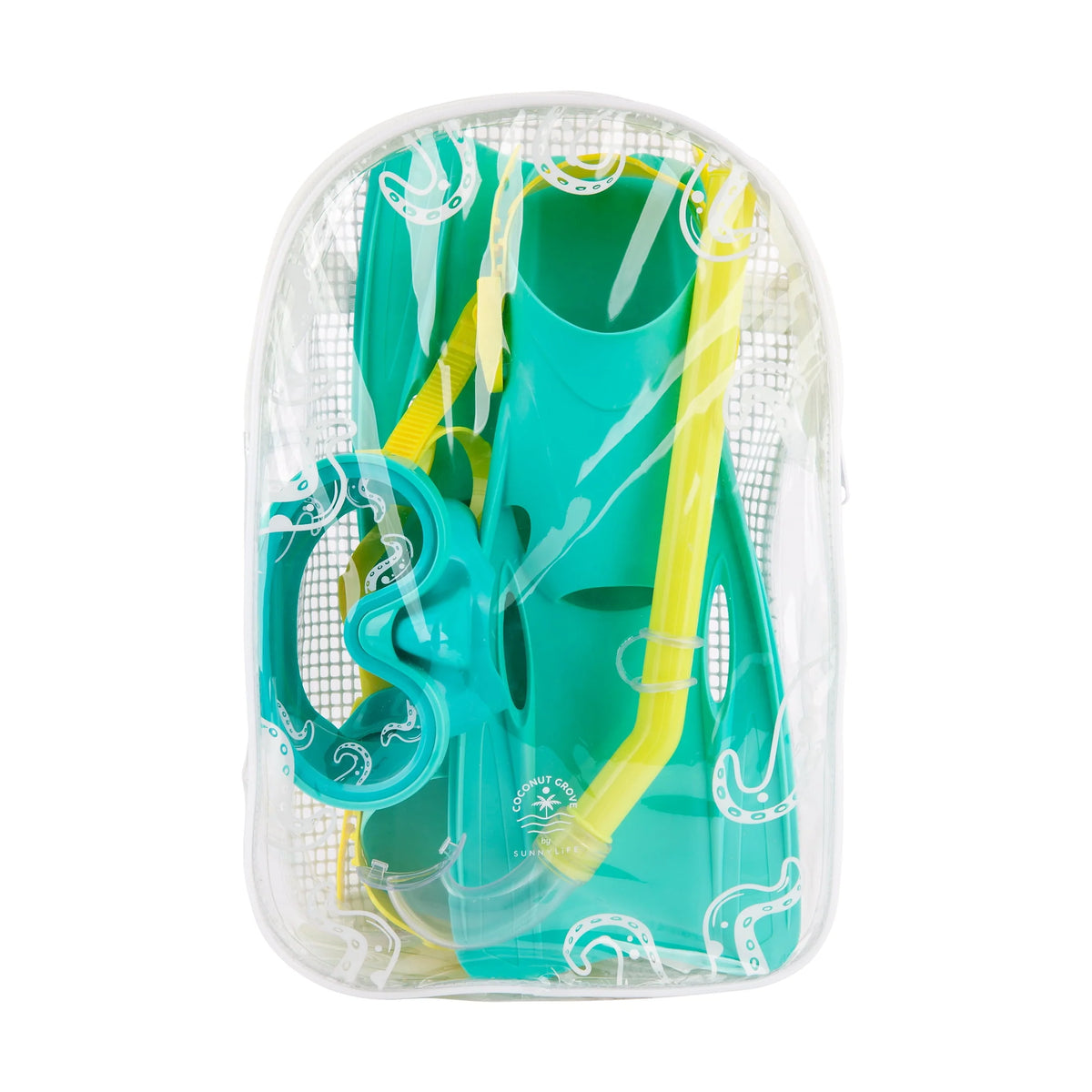 Kids Unisex Swim Snorkeling Set with Carry Bag T662936